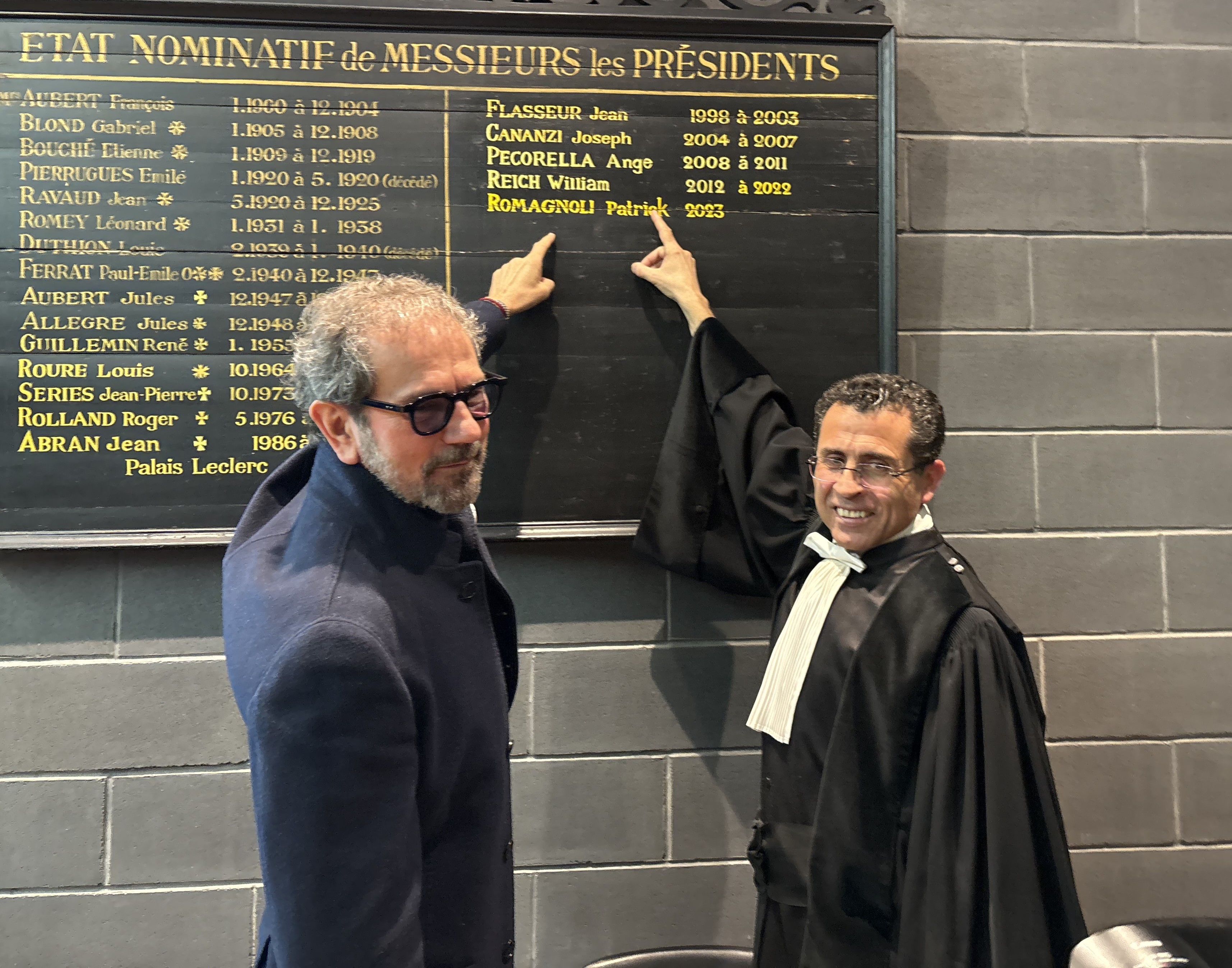 William Reich ancien pr&eacute;sident du Tribunal de Commerce de Toulon - &agrave; droite Patrick Romagnoli actuel pr&eacute;sident du Tribunal de Commerce de Toulon.jpeg (1.61 MB)