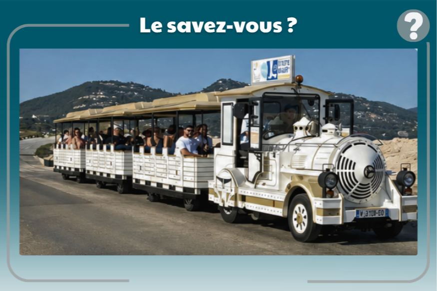 À Giens, le petit train transporte des milliers de passagers chaque été